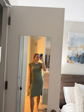 Madewell Olive Green Midi Dress
